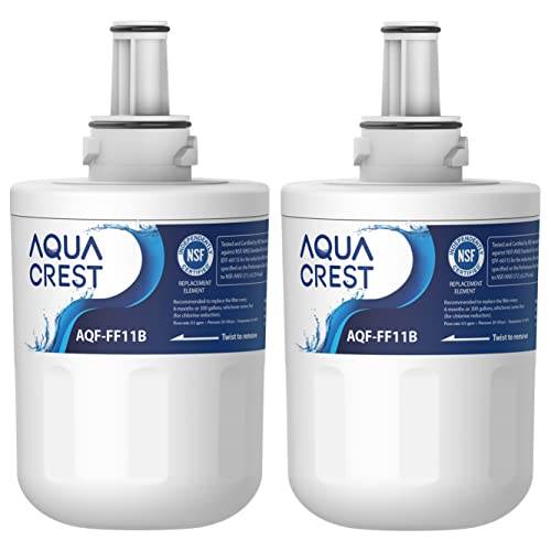 AQUACREST DA29-00003G Kühlschrank Wasserfilter, Kompatibel mit Samsung Aqua Pure Plus DA29-00003G, DA29-00003B, DA29-00003A, DA97-06317A, DA61-00159A, HAFCU1/XAA, HAFIN2/EXP, Paket Kann Variieren (2) von AQUA CREST