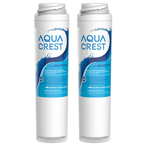 AQUACREST FQSVF Replacement Under Sink Water Filter, NSF 42 Certified, Replacement for GE FQSVF, GXSV65R (1 Set) von AQUA CREST