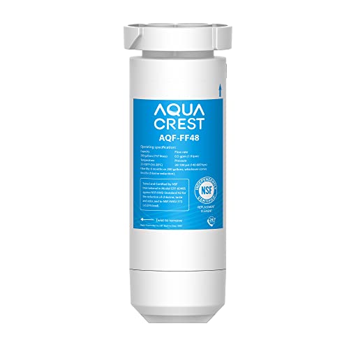 Aquacrest XWF Kühlschrank-Wasserfilter, kompatibel mit GE GBE 21, GDE21, GDE25, GFE24, GFE26, GNE21, GNE25, GNE27, GWE19, GYE18, QNE27, GSE25, GSS23, GSS25, GZS22, PSE25, CZS22 von AQUA CREST