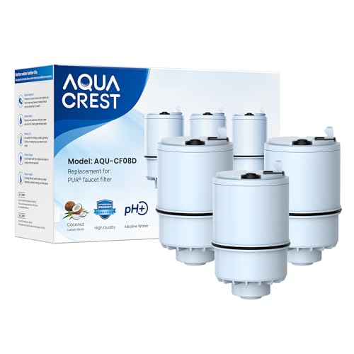 Pur® RF-9999® Wasserhahn-Filtrationssysteme, 3 Stück, Ersatz für alle PUR®, PUR®Plus Wasserhahn-Filtrationssysteme, NSF-zertifiziert. AQUA CREST von AQUA CREST