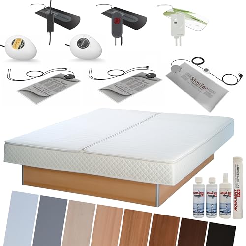 AQUA ROYAL Wasserbett KOMPLETT Bett Set Softside DUAL Podest/Sockel 200x210 cm F6 – Wasserbetten Heizungen von Calesco oder TBD Carbon Heater – Pflegeset und Befüllschlauch AQUA ROYAL Wasserbett KOMPLETT Bett Set Softside DUAL Podest/Sockel 200x210 cm F6 – Wasserbetten Heizungen von Calesco oder TBD Carbon Heater – Pflegeset und Befüllschlauch von AQUA ROYAL