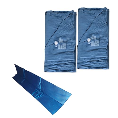 AQUA ROYAL Wasserbetten Matratzen Softside DUAL + Trennwand - Zwei Wasserkerne (beide Seiten) für 160x200 cm Wasserbett Starke Beruhigung F5 von AQUA ROYAL