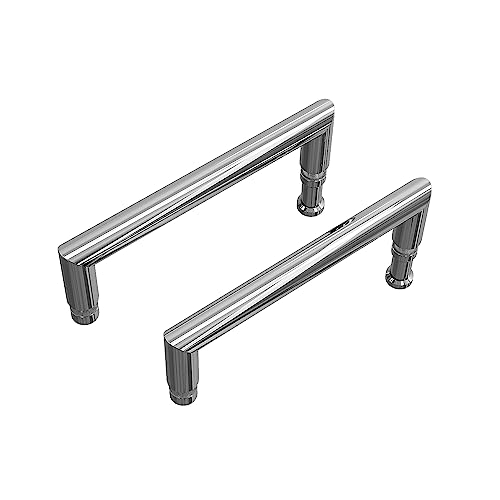AQUABATOS® Duschkabine Griff 2 Stück Duschtürgriffe Beidseitig Türgriff aus Edelstahl Edelstahlgriff Bügelgriff Stangengriff 145 mm 14,5 cm Lochabstand für Glasstärke von 5 bis 10 mm von AQUABATOS