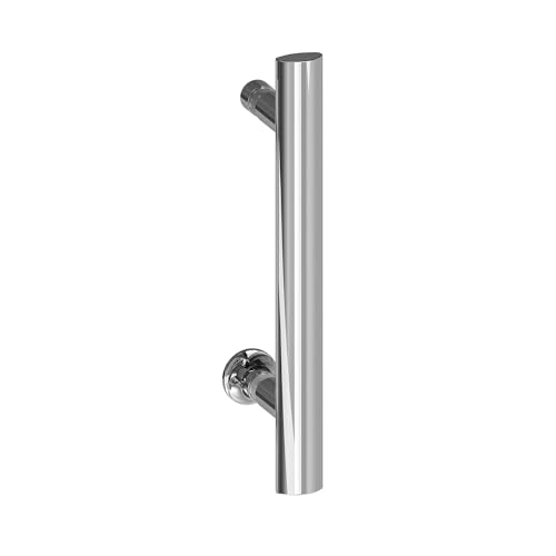 AQUABATOS® Duschkabine Griff Duschtürgriffe Beidseitig Türgriff aus Edelstahl Edelstahlgriff Bügelgriff Stangengriff 145 mm 14,5 cm Lochabstand für Glasstärke von 5 bis 10 mm von AQUABATOS