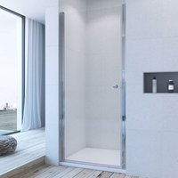 AQUABATOS® Duschtür Nischentür Duschabtrennung Pendeltür Drehtür Schwingtür Dusche Duschwand Glas Duschtrennwand aus 6mm ESG Echtglas mit Nano von AQUABATOS