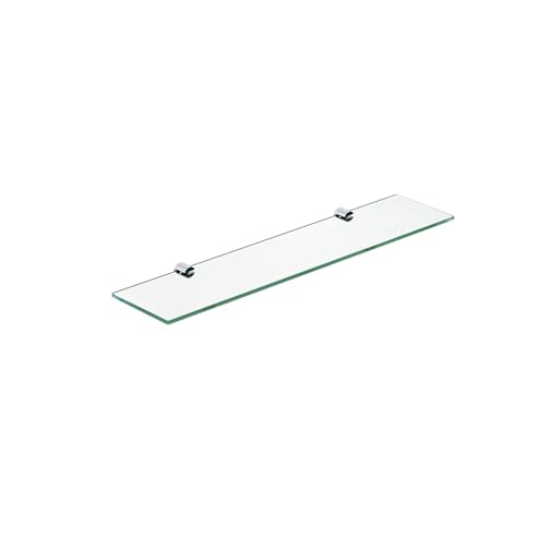 AQUABATOS 50 x 11 cm Glasregale Glasablage Wandregale Wandablage Duschregal Duschablage Bad Regal Badezimmer Regal Badablage Ablageregal aus Einscheiben-Sicherheitsglas ESG 6 mm klar von AQUABATOS