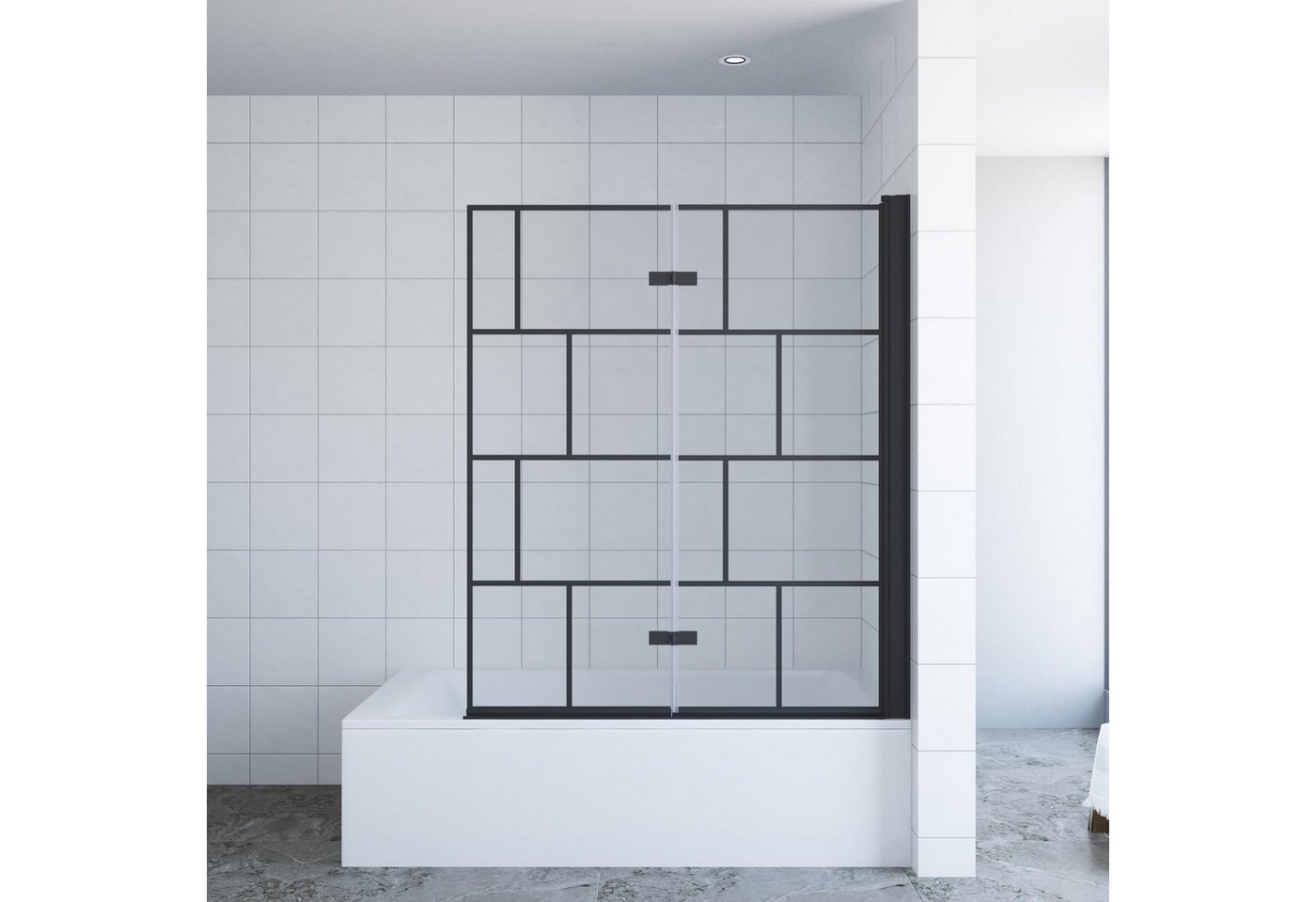 AQUABATOS Badewannenaufsatz Eck Glas Duschwand für Badewanne 1 tlg 2 tlg 3 tlg, ohne Bohren oder Bohrinstallation AQUABATOS Badewannenaufsatz Eck Glas Duschwand für Badewanne 1 tlg 2 tlg 3 tlg, ohne Bohren oder Bohrinstallation von AQUABATOS