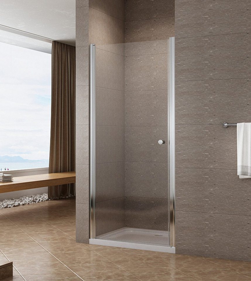 AQUABATOS Dusch-Drehtür Duschtüren Glas für Nischen Nischentür Drehtür Glastür für Dusche, 70x197 cm, 6 mm Einscheibensicherheitsglas, mit Nano Beschichtung, beidseitig montierbar,Heb-/Senk-Technik AQUABATOS Dusch-Drehtür Duschtüren Glas für Nischen Nischentür Drehtür Glastür für Dusche, 70x197 cm, 6 mm Einscheibensicherheitsglas, mit Nano Beschichtung, beidseitig montierbar,Heb-/Senk-Technik von AQUABATOS