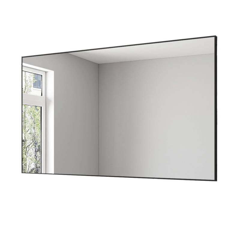 Aquabatos Badezimmerspiegel 100 x 60 cm Rechteckig Wandspiegel Spiegel mit Aluminiumrahmen Badspiegel Hängespiegel ohne Beleuchtung Aquabatos Badezimmerspiegel 100 x 60 cm Rechteckig Wandspiegel Spiegel mit Aluminiumrahmen Badspiegel Hängespiegel ohne Beleuchtung von AQUABATOS