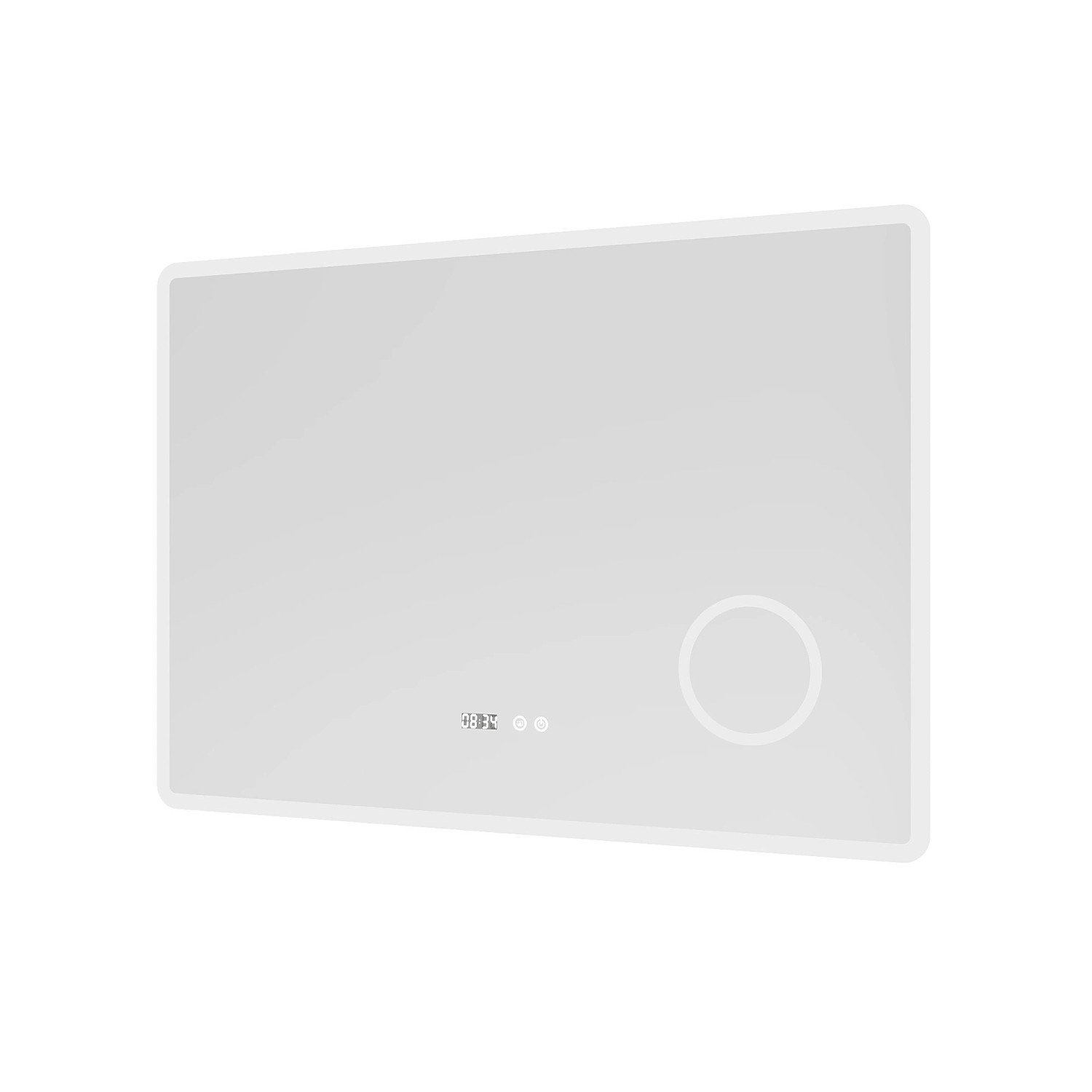 Aquabatos Badezimmerspiegel mit Beleuchtung 100 x 70 cm LED Badspiegel mit 3-Fach Vergrößerung Kosmetikspiegel Dimmbar Kaltweiß 6400K Wandspiegel Aquabatos Badezimmerspiegel mit Beleuchtung 100 x 70 cm LED Badspiegel mit 3-Fach Vergrößerung Kosmetikspiegel Dimmbar Kaltweiß 6400K Wandspiegel von AQUABATOS