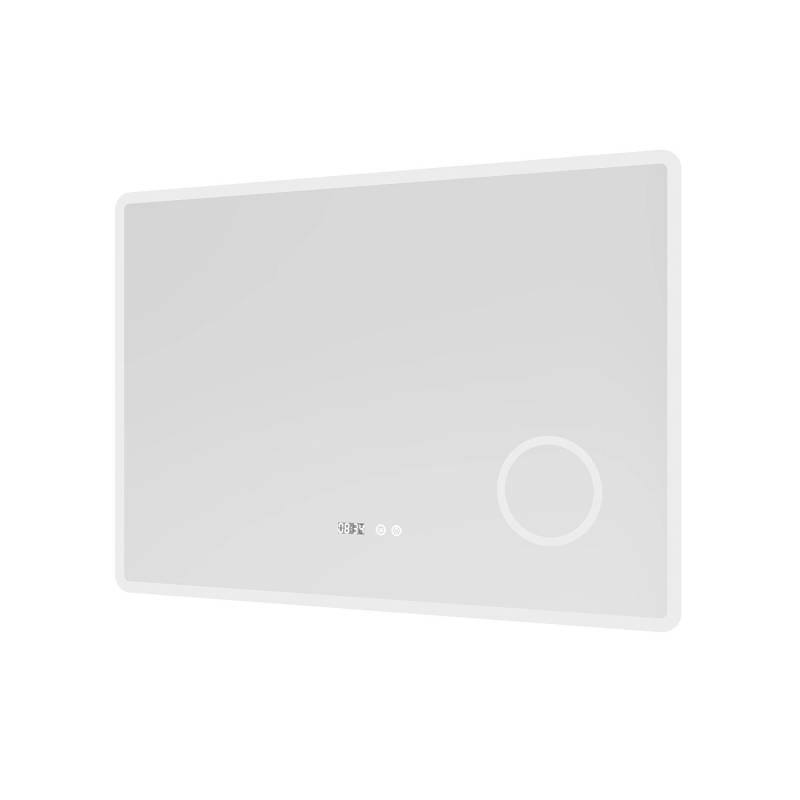 Aquabatos Badezimmerspiegel mit Beleuchtung 100 x 70 cm LED Badspiegel mit 3-Fach Vergrößerung Kosmetikspiegel Dimmbar Kaltweiß 6400K Wandspiegel Aquabatos Badezimmerspiegel mit Beleuchtung 100 x 70 cm LED Badspiegel mit 3-Fach Vergrößerung Kosmetikspiegel Dimmbar Kaltweiß 6400K Wandspiegel von AQUABATOS