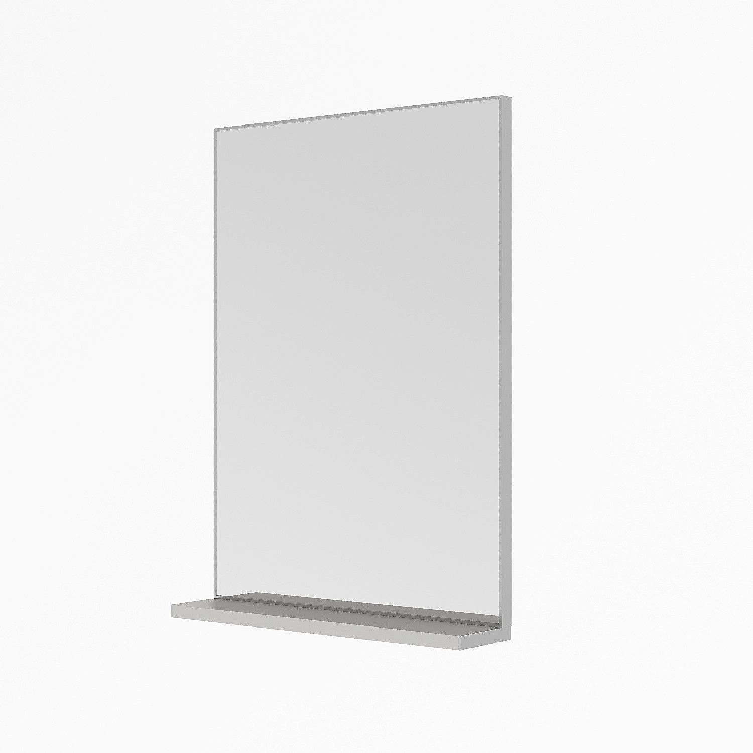 Aquabatos Badspiegel mit Ablage Aluminiumrahmen Silber matt Spiegel Wandspiegel mit Regal Badezimmerspiegel Hängespiegel Rechteckig 50 x 70 cm Aquabatos Badspiegel mit Ablage Aluminiumrahmen Silber matt Spiegel Wandspiegel mit Regal Badezimmerspiegel Hängespiegel Rechteckig 50 x 70 cm von AQUABATOS