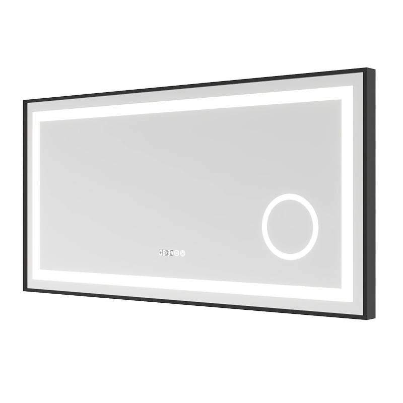 Aquabatos Badspiegel mit Beleuchtung 120 x 60 cm LED Badezimmerspiegel mit Touch-Schalter Dimmbar Spiegel Wandspiegel Schminkspiegel Beschlagfrei von AQUABATOS