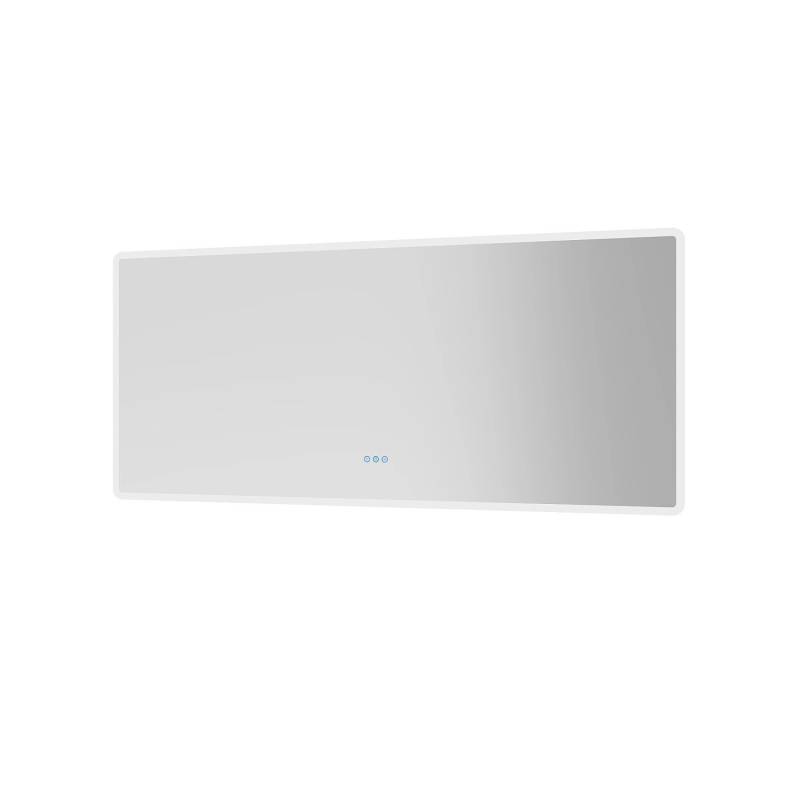 Aquabatos LED Badspiegel 160 x 70 cm Spiegel mit Beleuchtung Wandspiegel Dimmbar Lichtspiegel für Badezimmer Antibeschlag 3 Lichtfarben von AQUABATOS