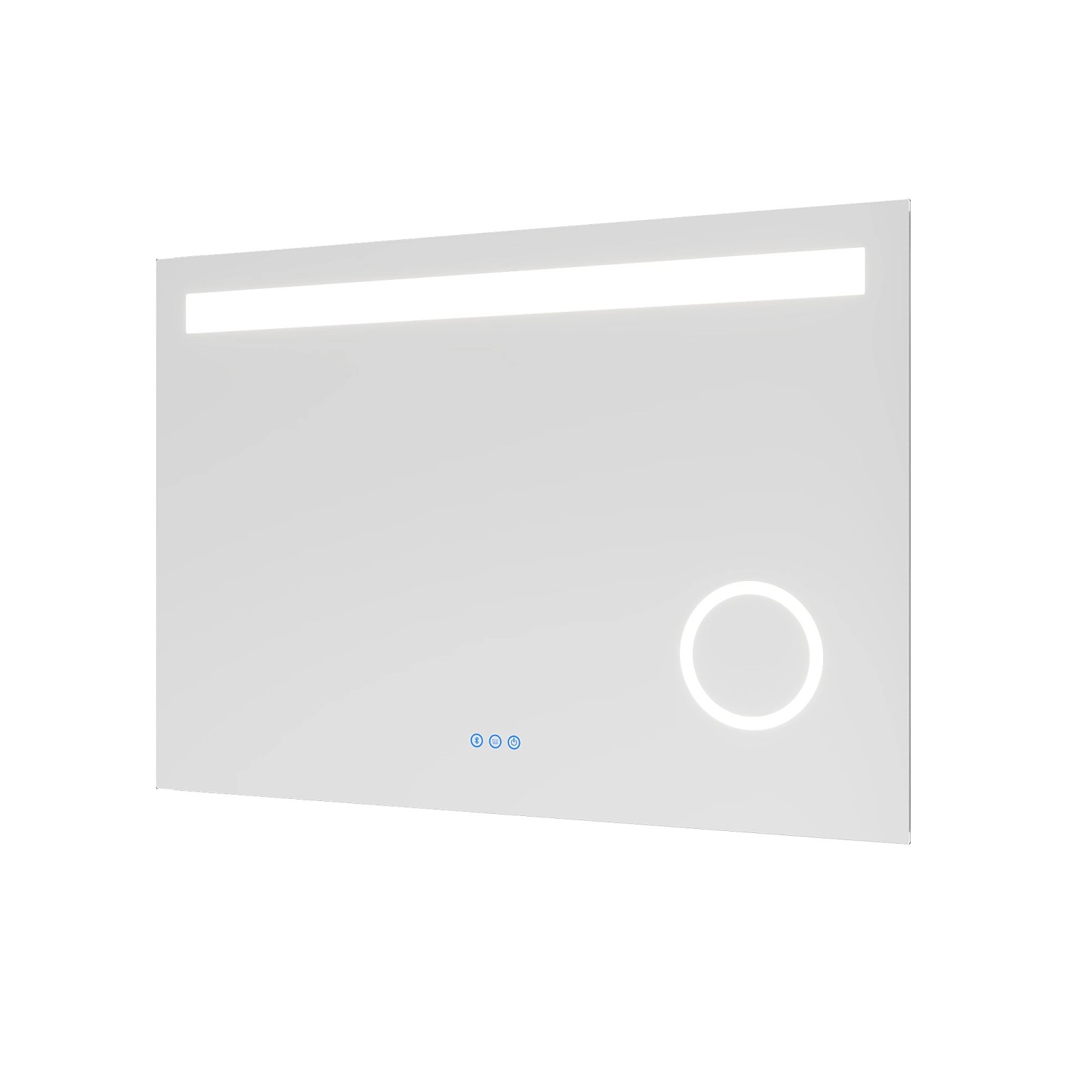 Aquabatos LED Badspiegel mit Beleuchtung Badezimmerspiegel Wandspiegel mit Bluetooth Lautsprecher Antibeschlag Schminkspiegel 100 x 70 cm Spiegel Aquabatos LED Badspiegel mit Beleuchtung Badezimmerspiegel Wandspiegel mit Bluetooth Lautsprecher Antibeschlag Schminkspiegel 100 x 70 cm Spiegel von AQUABATOS