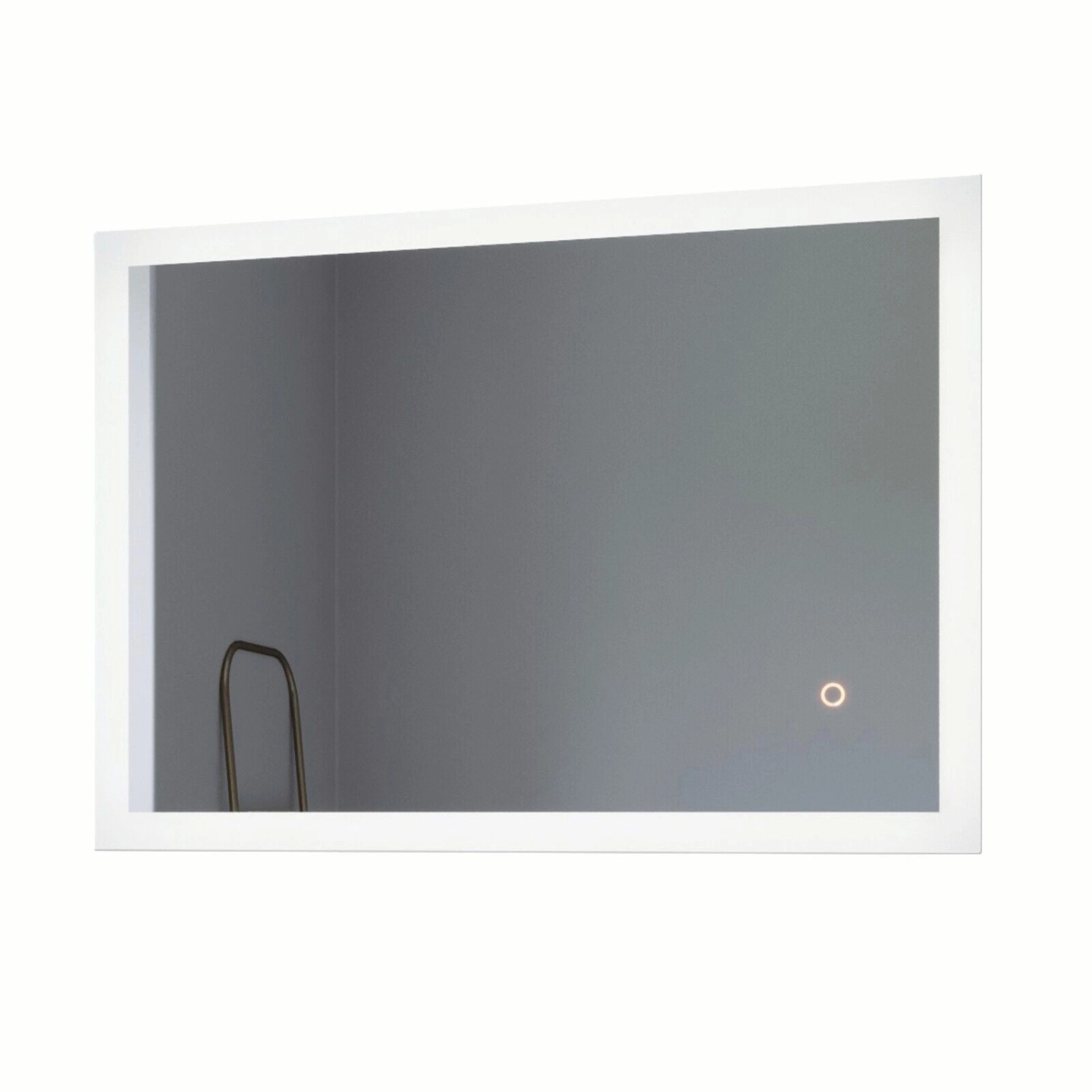Aquabatos Rechteckige Spiegel 80 x 60 cm Badspiegel mit Beleuchtung LED Wandspiegel mit Antibeschlag Funktion Dimmbar Lichtspiegel Kaltweiße 6400K Aquabatos Rechteckige Spiegel 80 x 60 cm Badspiegel mit Beleuchtung LED Wandspiegel mit Antibeschlag Funktion Dimmbar Lichtspiegel Kaltweiße 6400K von AQUABATOS