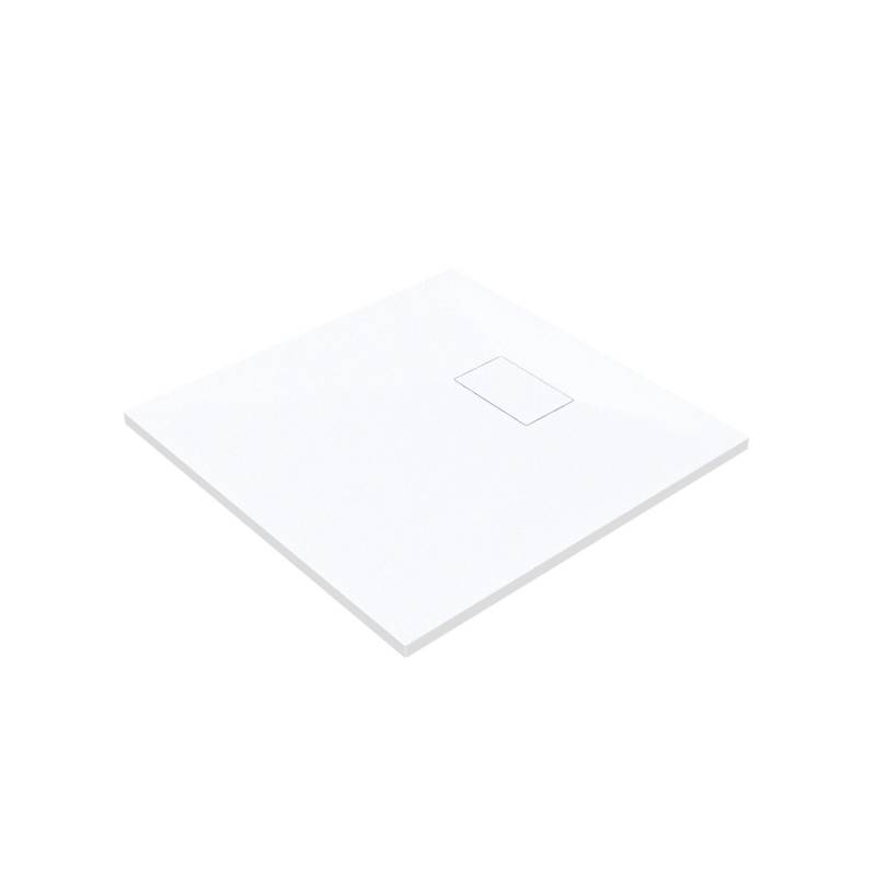Aquabatos SMC Duschwanne 80 x 80 cm Ruschfeste Duschtasse Brausewanne Weiß Steinoptik Quadratisch von AQUABATOS