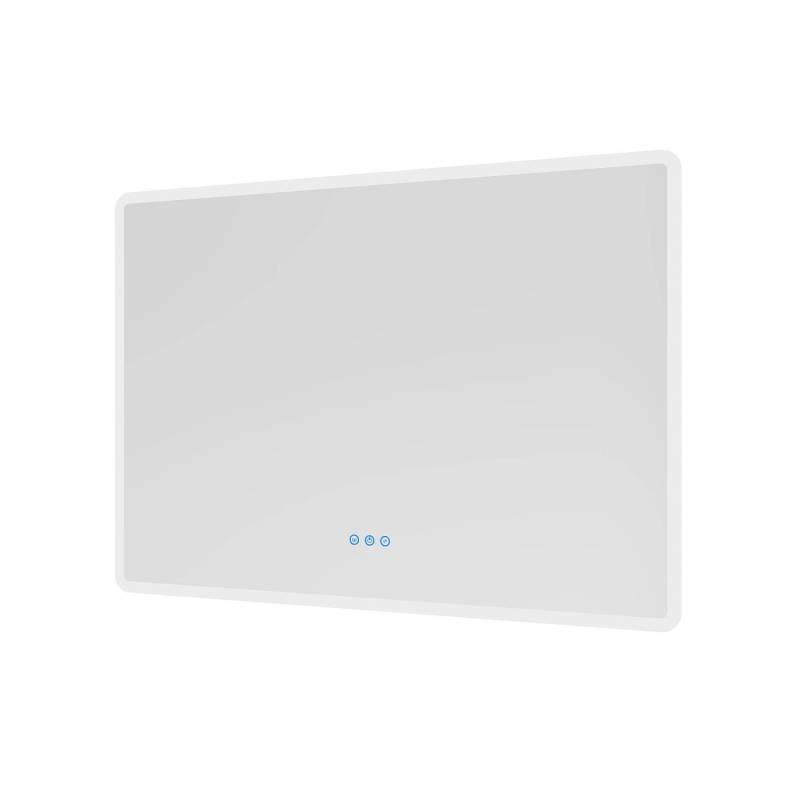 Aquabatos Spiegel mit Beleuchtung Dimmbar LED Badspiegel Badezimmerspiegel 100 x 70 cm mit Touch-Schalter Antibeschlag Wandspiegel 3 Lichtfarben Aquabatos Spiegel mit Beleuchtung Dimmbar LED Badspiegel Badezimmerspiegel 100 x 70 cm mit Touch-Schalter Antibeschlag Wandspiegel 3 Lichtfarben von AQUABATOS