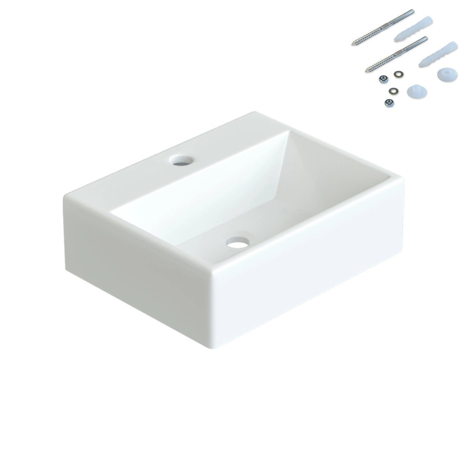 Aquabatos Waschbecken 38,5x 30,5x 12cm aus Keramik Wohnen Aufsatzwaschbecken Bad Handwaschbecken rechteckig mit Wasserhahnloch Aufsatzbecken Klein Aquabatos Waschbecken 38,5x 30,5x 12cm aus Keramik Wohnen Aufsatzwaschbecken Bad Handwaschbecken rechteckig mit Wasserhahnloch Aufsatzbecken Klein von AQUABATOS