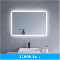 Led Badspiegel mit Beleuchtung Badezimmerspiegel Beleuchtet Wandspiegel Licht Dimmbar Kaltweiß 6400K lichtspiegel Beschlagfrei Antibeschlag von AQUABATOS