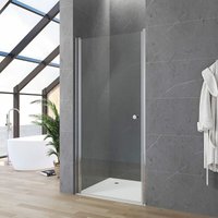 Nischentür Duschabtrennung Schwingtür Duschtür Drehtür Pendeltür Glastür Breite 75 cm Höhe 187 cm Wandausgleich 15 mm & 10 mm Echtglas rahmenlos Nischentür Duschabtrennung Schwingtür Duschtür Drehtür Pendeltür Glastür Breite 75 cm Höhe 187 cm Wandausgleich 15 mm & 10 mm Echtglas rahmenlos von AQUABATOS