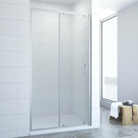 Schiebetür Dusche Duschtür in Nische Nischentür Glastür Duschabtrennung Duschwand Sicherheitsglas ohne Duschtasse Höhe 185cm Breite 130 cm - Aquabatos Schiebetür Dusche Duschtür in Nische Nischentür Glastür Duschabtrennung Duschwand Sicherheitsglas ohne Duschtasse Höhe 185cm Breite 130 cm - Aquabatos von AQUABATOS