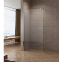 Walk in Dusche, Duschwand Glas, Faltbar Duschabtrennung 10 mm ESG-Sicherheitsglas mit Nanobeschichtung 120 x200 cm, Helles Silber - Aquabatos Walk in Dusche, Duschwand Glas, Faltbar Duschabtrennung 10 mm ESG-Sicherheitsglas mit Nanobeschichtung 120 x200 cm, Helles Silber - Aquabatos von AQUABATOS