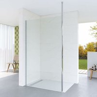 Aquabatos - Walk in Dusche Duschabtrennung Begehbare Duschwand Glas Bodengleich Glasduschwand Glastrennwand Barrierefrei Sicherheitsglas 8 mm Aquabatos - Walk in Dusche Duschabtrennung Begehbare Duschwand Glas Bodengleich Glasduschwand Glastrennwand Barrierefrei Sicherheitsglas 8 mm von AQUABATOS