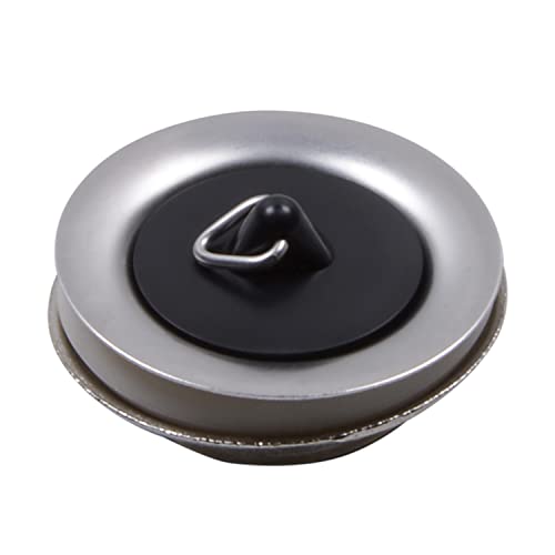 AQUADE 427-AQ Universalventil Ablaufventil 1 1/4 Ø 60 mm für Spülbecken Messing vernickelt, mit Dreikantbügel von AQUADE