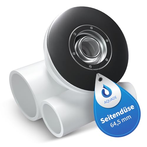 AQUADE Jet Düse Wasserdüse für Whirlpool Jacuzzi Durchmesser: 65mm / ABS verchromt von AQUADE