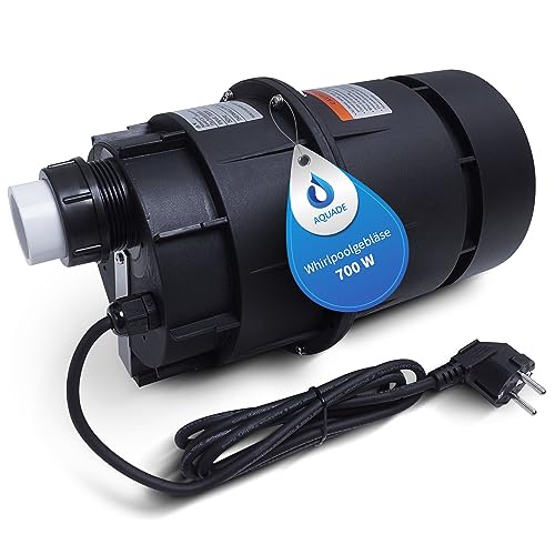 AQUADE Whirlpoolluftgebläse Leise Pneumatisch 700W - Whirlpoolgebläse Badewanne - Gebläse Whirlpool -Badewannen - Luftgebläse Außenwhirlpool, Garten, Outdoor Whirlpool Gebläse: 700 W 230V AQUADE Whirlpoolluftgebläse Leise Pneumatisch 700W - Whirlpoolgebläse Badewanne - Gebläse Whirlpool -Badewannen - Luftgebläse Außenwhirlpool, Garten, Outdoor Whirlpool Gebläse: 700 W 230V von AQUADE