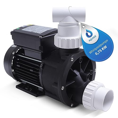 AQUADE Whirlpoolpumpe Zirkulationspumpe Umwälzpumpe Filterpumpe SPA-Pumpe Whirlpool-Pumpe Pneumatik mit TÜV und CE Zeichen 0.75 KW / 1.0 HP von AQUADE
