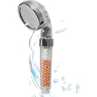 Shower Hero – wassersparender Filter-Duschkopf mit Mineralsteinen – Duschbrause mit 3 Wasserstrahl-Einstellungen – druckerhöhender Sparduschkopf mit von AQUADON