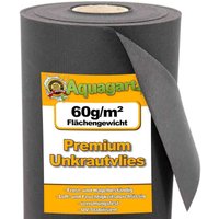 152m² Gartenvlies Unkrautvlies Mulchvlies Vlies 60g 1,6m breit von AQUAGART