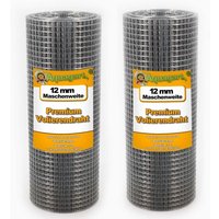 15m x 0,5m Volierendraht Drahtgitter Schweissgitter Drahtzaun Feuerverzinkt von AQUAGART