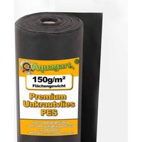 190m² Unkrautvlies Gartenvlies Mulchvlies Bodengewebe 150g 1m breit PES von AQUAGART