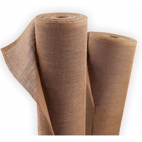 25m x 1m Jutegewebe 305g/m² Jutematte Gartenjute Jute Stoff Sackleinen Juteband von AQUAGART