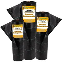 48m² Bodengewebe Unkrautfolie Mulchfolie 100g 1m breit schwarz 48m² Bodengewebe Unkrautfolie Mulchfolie 100g 1m breit schwarz von AQUAGART