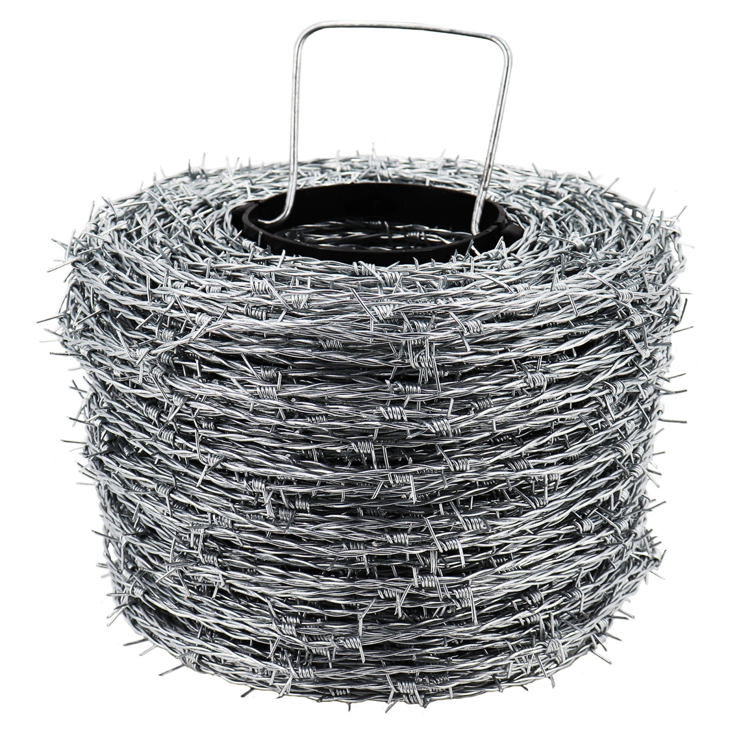 Aquagart 100m Stacheldraht Verzinkt 1,6/1,7mm Für Wildzaun Forstzaun Knotengeflecht von AQUAGART