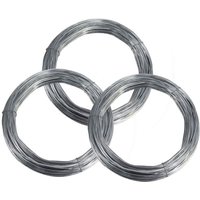 Aquagart - 125m Spanndraht 3,0mm für Wildzaun Forstzaun Weidezaun Knotengeflecht von AQUAGART
