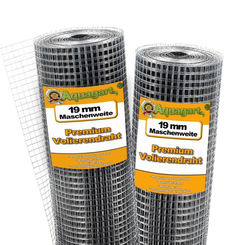 Aquagart 140m x 1m Volierendraht Drahtgitter Schweissgitter Drahtgeflecht Drahtzaun Aquagart 140m x 1m Volierendraht Drahtgitter Schweissgitter Drahtgeflecht Drahtzaun von AQUAGART