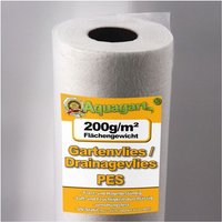 142,5m² Geotextilvlies Gartenvlies Unkrautvlies Drainagevlies 200g 1,9m von AQUAGART