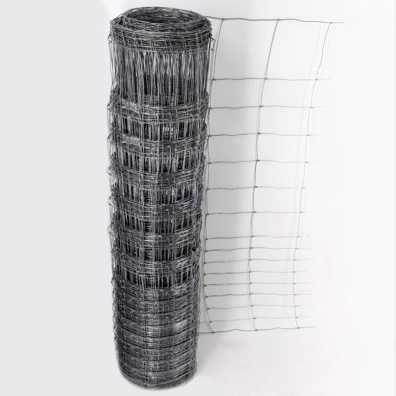 Aquagart 150m Wildzaun Forstzaun Knotengeflecht Weidezaun Drahtzaun 80/6/15 Schwer von AQUAGART