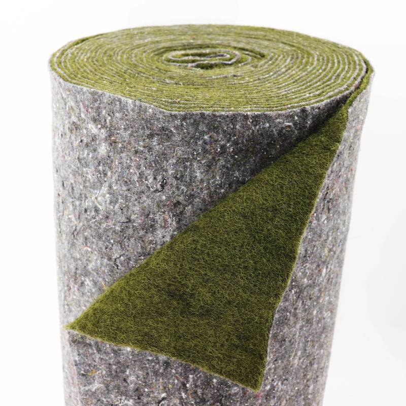 Aquagart 27m x 0,5m Ufermatte Grün Böschungsmatte Teichrandmatte für die Teichfolie von AQUAGART