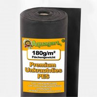 500m² Unkrautvlies Gartenvlies Mulchvlies Vlies 180g 2m breit Premium Qualität von AQUAGART