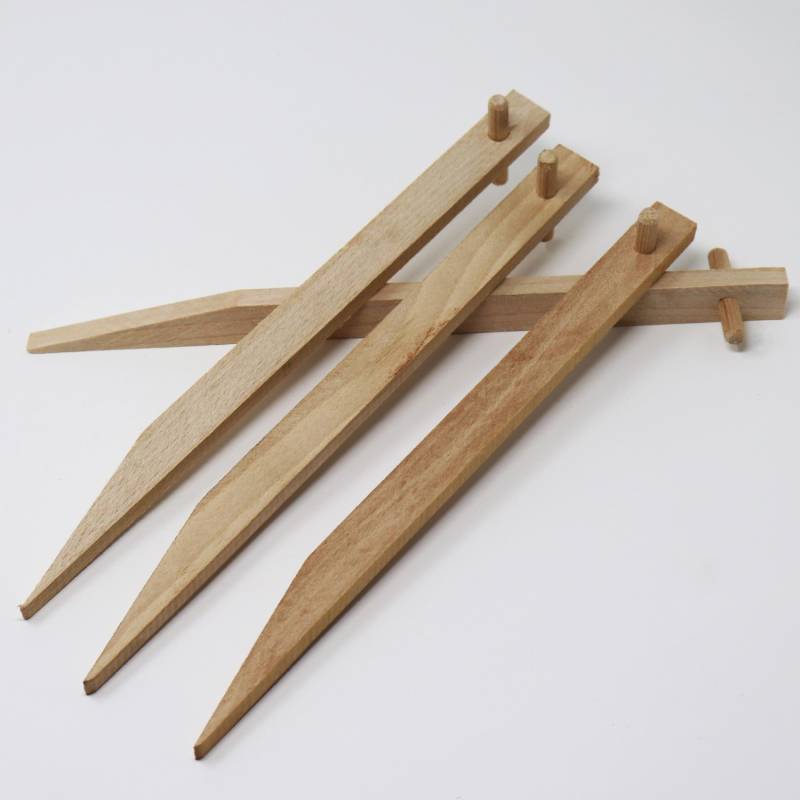 Aquagart 70 Erdanker aus Buchenholz Holz Bodenanker Holzpfock Befestigungsanker von AQUAGART