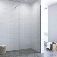 10mm Duschwand Duschabtrennung 80x200 cm Walk in Dusche Nano Glas Duschtrennwand, Einscheibensicherheitsglas, inkl. Stabilisator 10mm Duschwand Duschabtrennung 80x200 cm Walk in Dusche Nano Glas Duschtrennwand, Einscheibensicherheitsglas, inkl. Stabilisator von AQUALAVOS