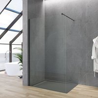 80x200 cm Duschkabine Duschabtrennung Nano Glas Duschwand mit Stabilisator Glaswand, 10 mm Einscheibensicherheitsglas 80x200 cm Duschkabine Duschabtrennung Nano Glas Duschwand mit Stabilisator Glaswand, 10 mm Einscheibensicherheitsglas von AQUALAVOS