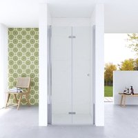 Duschabtrennung 180º Falttür Sicherheitsglas Duschtür Sicherheitsglas Duschfaltwand 6. 120x187 cm (Wandausgleich: Anschlagseite 15 mm, Öffnungsseite Duschabtrennung 180º Falttür Sicherheitsglas Duschtür Sicherheitsglas Duschfaltwand 6. 120x187 cm (Wandausgleich: Anschlagseite 15 mm, Öffnungsseite von AQUALAVOS