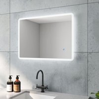 Aqualavos - led Badezimmerspiegel 70x50cm Touch-Schalter Energiesparend Wandspiegel Aqualavos - led Badezimmerspiegel 70x50cm Touch-Schalter Energiesparend Wandspiegel von AQUALAVOS